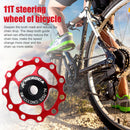 Bicycle Rear Derailleur 11T Road Bike Speed Guide Pulley Wheel Part (Red) Newly