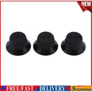 3pcs Plastic Electric Guitar Volume Adjusting Rotary Knob Potentiometer Cap