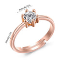 Jewelry Gifts Shining Rhinestone Inlaid with Diamonds Crown Rings Crystal Rings