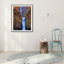 5D Diamond Painting Kit DIY Waterfall Full Round Drill Mosaic Home Decoration