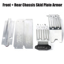 Metal Front + Rear Chassis Skid Plate Armor For Traxxas X-Maxx Xmaxx 6S 8S Cars
