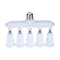 E27/E26 to 5 E27/26 Universal Conversion Socket Head for Daylight Bulbs