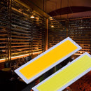 5pcs 12V 10W COB Panel Light LED Strip Light Lamp Bulb 120X36mm Warm