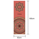 Portable Washable Printed Yoga Towel Pilates Anti-Skid Towels Blanket (C) Newly