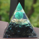 Handmade Orgonite Pyramid Healing Chakra Reiki Crystal Stone Energy Generator