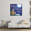 Handmade DIY Full Round Drill Diamond Painting 5D White Bear Poster Kit