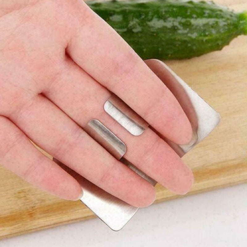 Kitchen Finger Hand Protector Guard Steel Chop Tool U9Z3 F1X7 Cook Slice Z2J8