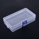 Transparent Tool Box Electronic Parts Storage Holder Jewelry Home Organizer