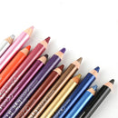 Eyeshadow Pen Eyeliner Pencil with Sharpener Highlighter Pigment Waterproof