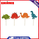 24pcs Dinosaur Cupcake Picks Animal Cake Cartoon Cupcake Stakes Card Birth