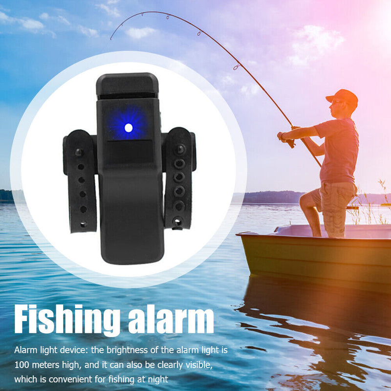 Carp Fishing Bite Alarm LED Electronic Fishing Clip Rod Alert Indicator