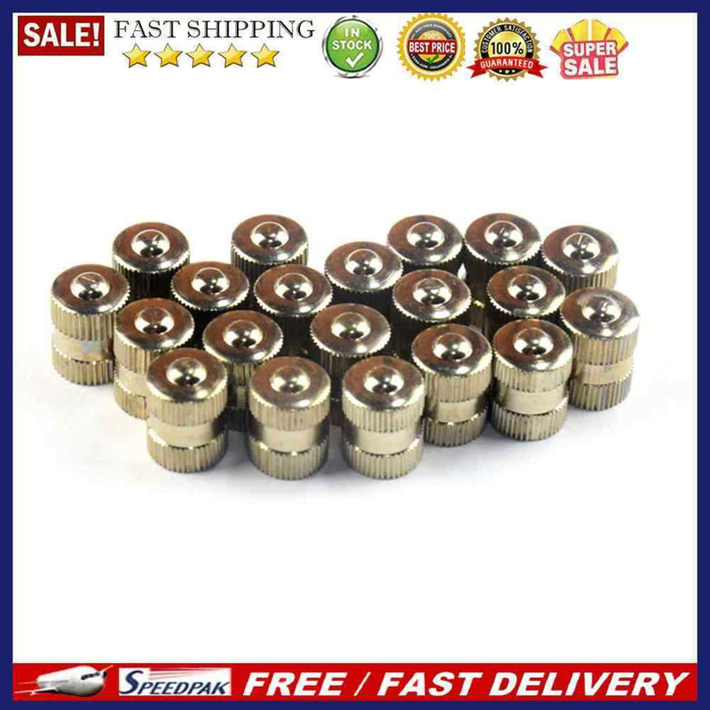 20pcs Copper Car Tire Valve Stem Caps Tyre Valve Dustproof Caps for Automob