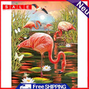 5D Sunset Flamingo Full Round Diamond Painting Mosaic Decorative Rhinestone Gift