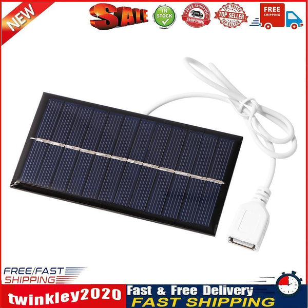 1W 6V Mini Solar Panel DIY Solar System for Phone Power Bank Cell Chargers Newly