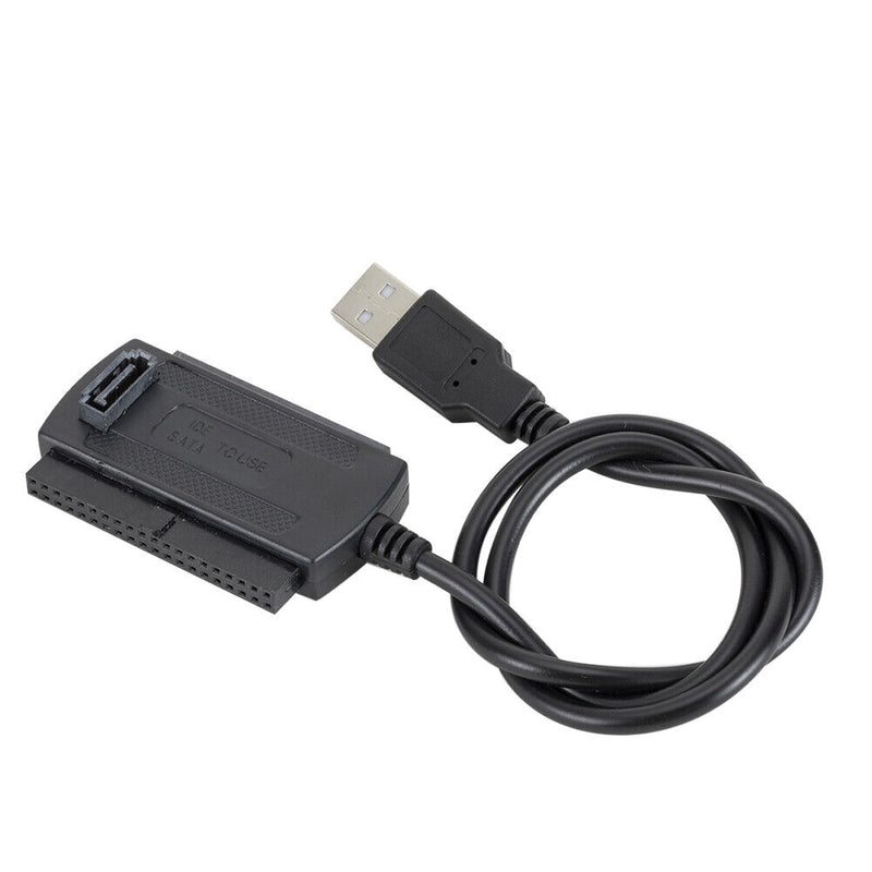 USB 2.0 to SATA PATA IDE Hard Drive Cable for 2.5 3.5 inch SSD (Only Cable)