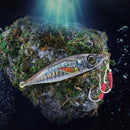 51mm 21g Metal Simulation Fishing Lures Jig Hooks Artificial Hard Bait (B)