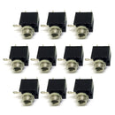 10Pcs 3.5mm Female Connector 3 Pin Headphone Jack Socket Mono Channel PJ-301M