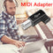 USB Type C to USB Type B Adapter for Printer MIDI Controller (Black Elbow)