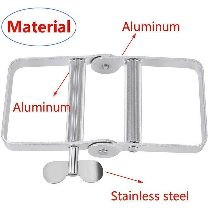 Toothpaste Squeezer Tool Metal Paint Tube Wringer Aluminum UK Crimping Tool T8P6