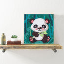 DIY Diamond Painting Full Round Crystal Drill Animal Wall Decor for Kids Picture