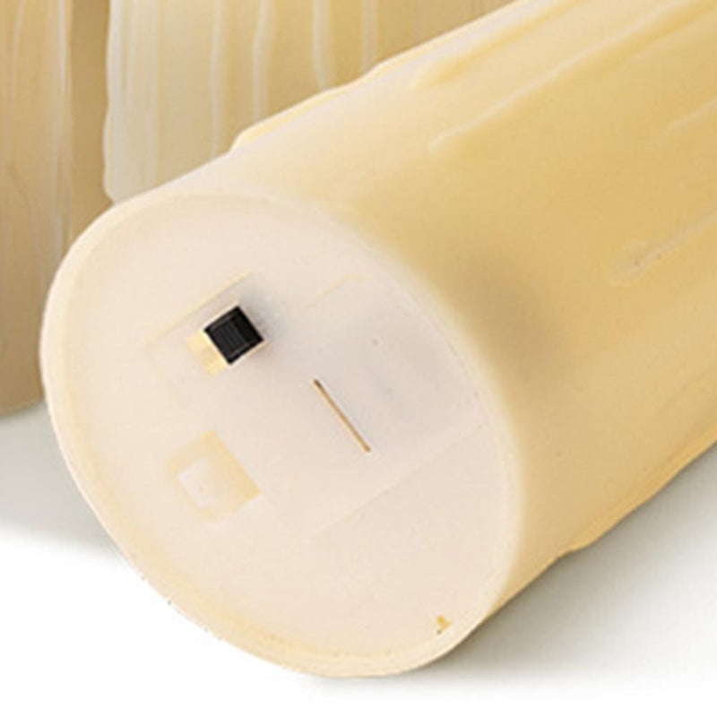 Flameless LED Tealight Flickering Wedding Home Party Candles Light (5x9cm)