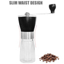 Manual Coffee Grinder Adjustable Knob Setting Coffee Bean Mill Stainless Steel