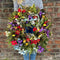 Wildflower Wreath Summer Spring Garland Flower Decor Ornaments Wedding Party: