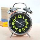 Operated Non-Ticking Quartz Number Clock Home Decor Alarm Clock Bedside Clocks