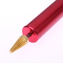 DIY Leather  Edge Treatment Roller Pen Oil Painting Accessories Tool Red Newly