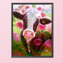 Full Cross Stitch 11CT Cow Counted Embroidery DIY Wall Art Craft Home Decoration