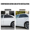 5m Car Door Anti Collision Strip with Steel Disc Scratch Protector (White) Newly