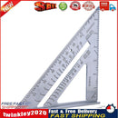 7inch Aluminum Speed Square Triangle Angle Protractor Measuring Tool Newly