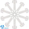 12 Packs Pool Joint Pins with Rubber Seal for Intex Round Metal Frame Pool Pa