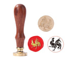 25mm Fire Lacquer Sealing Wax with Handle Copper Animal Wax Stamp (DW22) Newly