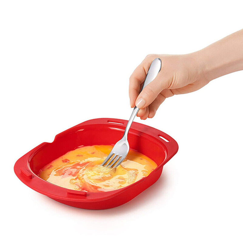 Microwave Oven Silicone Omelette Mold Kitchen Cooking Egg Roll Maker Cooker