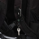 W Keychain Mini Carabiner Hanger Key Ring Compass Thermometer Carabiner