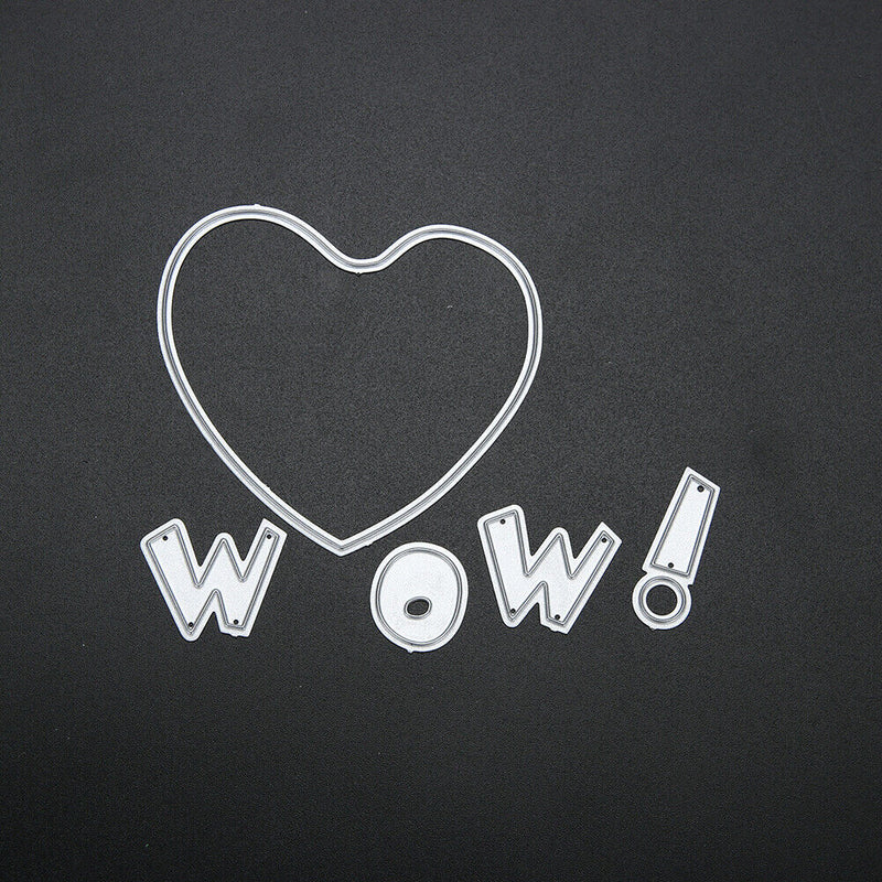 Cutting Die Decor Carbon Steel Heart Mother Craft Embossing - 133532