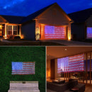 Flag Net Light American Flag Lights With 420 Super Bright LEDs Independence Day