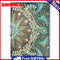 DIY Special Shaped Diamond Painting Leather Travel Passport Cover Protector Gift