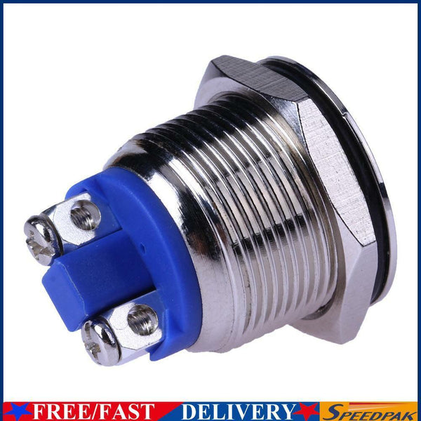 19mm Waterproof Car Metal Push Button Boat Horn Starter Momentary Switch #F