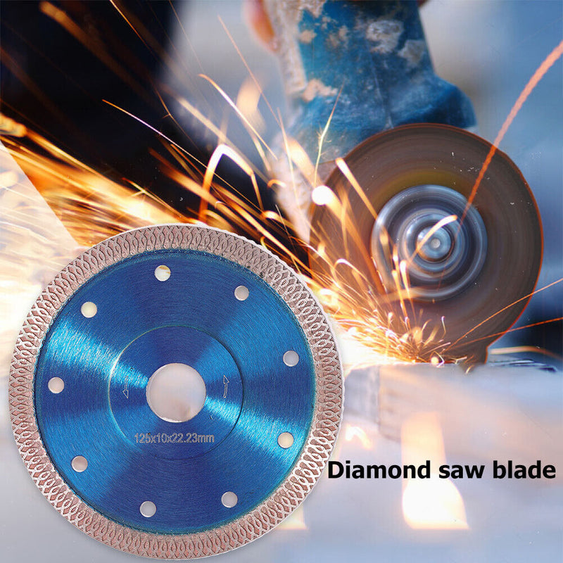 Diamond Saw Blades Wood Cutting Wheel Disk for Tile Ceramic (Blue 125mm)