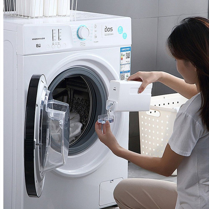 White Shampoo Dispenser Laundry Detergent Bottle Shower Gel Bottles Empty