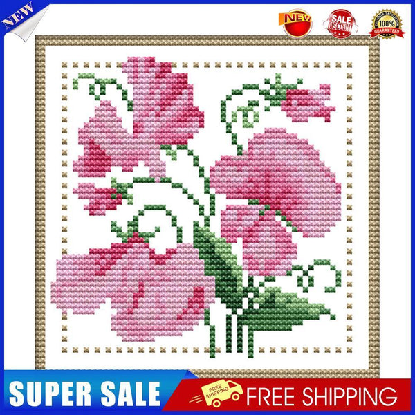 Partial Cross Stitch Kit April 14CT Counted DIY Needlework Decor (H426)