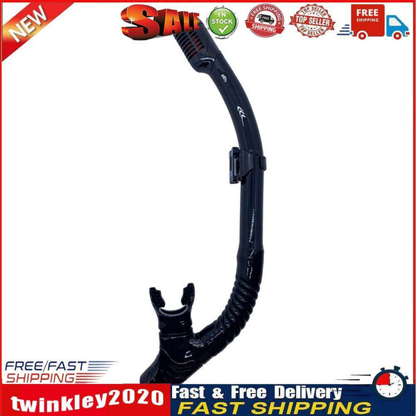 Diving Snorkel Full Dry Underwater Breathing Tube Snorkeling Gear (Black) Newly
