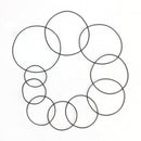 3x200pcs Waterproof O-Ring Back Seal Gaskets Watch Repair Tool (0.7mm)