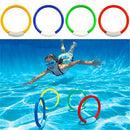 4 Pcs/Pack Kids Diving Ring Water Toys Underwater Swimming Pool Beach Play Toys