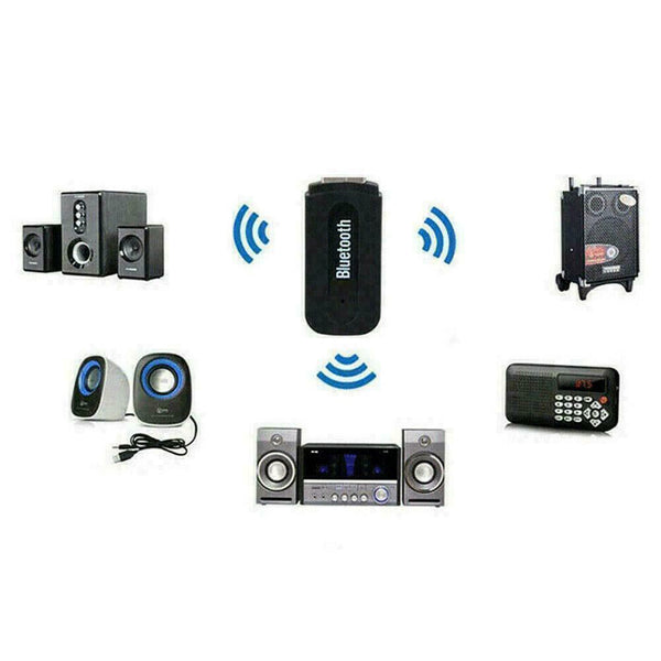 USB Bluetooth-compatible Adapter Audio Transmitter Jack Kit L1E5 Car O6D2
