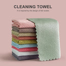 Microfiber Dish Cloth for Washing Dishes 5pcs Fish Scales Design Dish Rags Newly