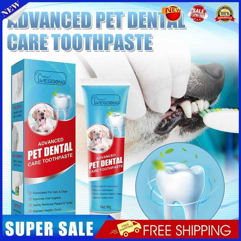 60g Cat Toothpaste Teeth Cleaning Puppy Kitten Enzymatic Toothpaste Pet Products