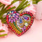 5pcs DIY Diamond Painting Keychain Full Drill Bag Love Hanging Ornaments Newly